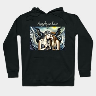 Angels in love Hoodie